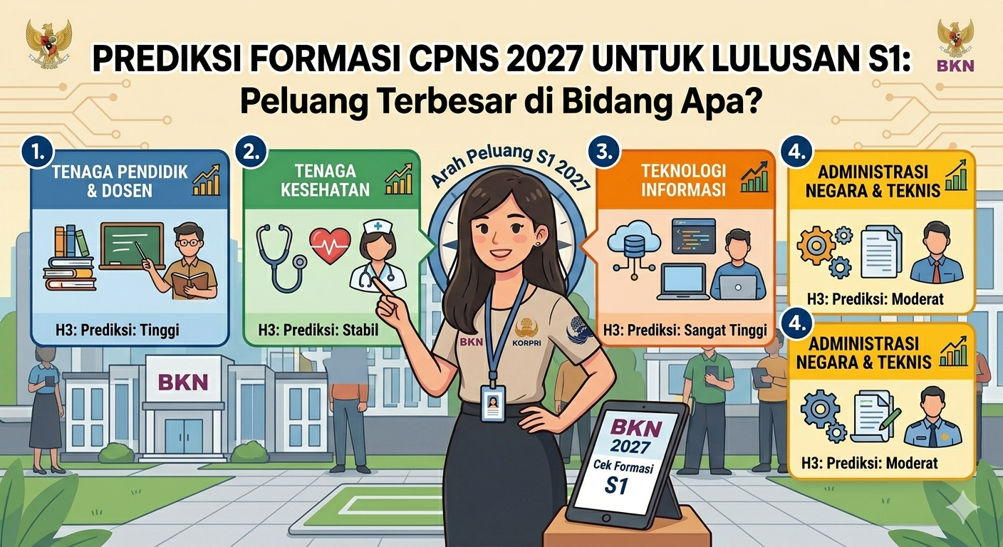 Prediksi Formasi CPNS 2027 untuk Lulusan S1: Peluang Terbesar di Bidang Apa?